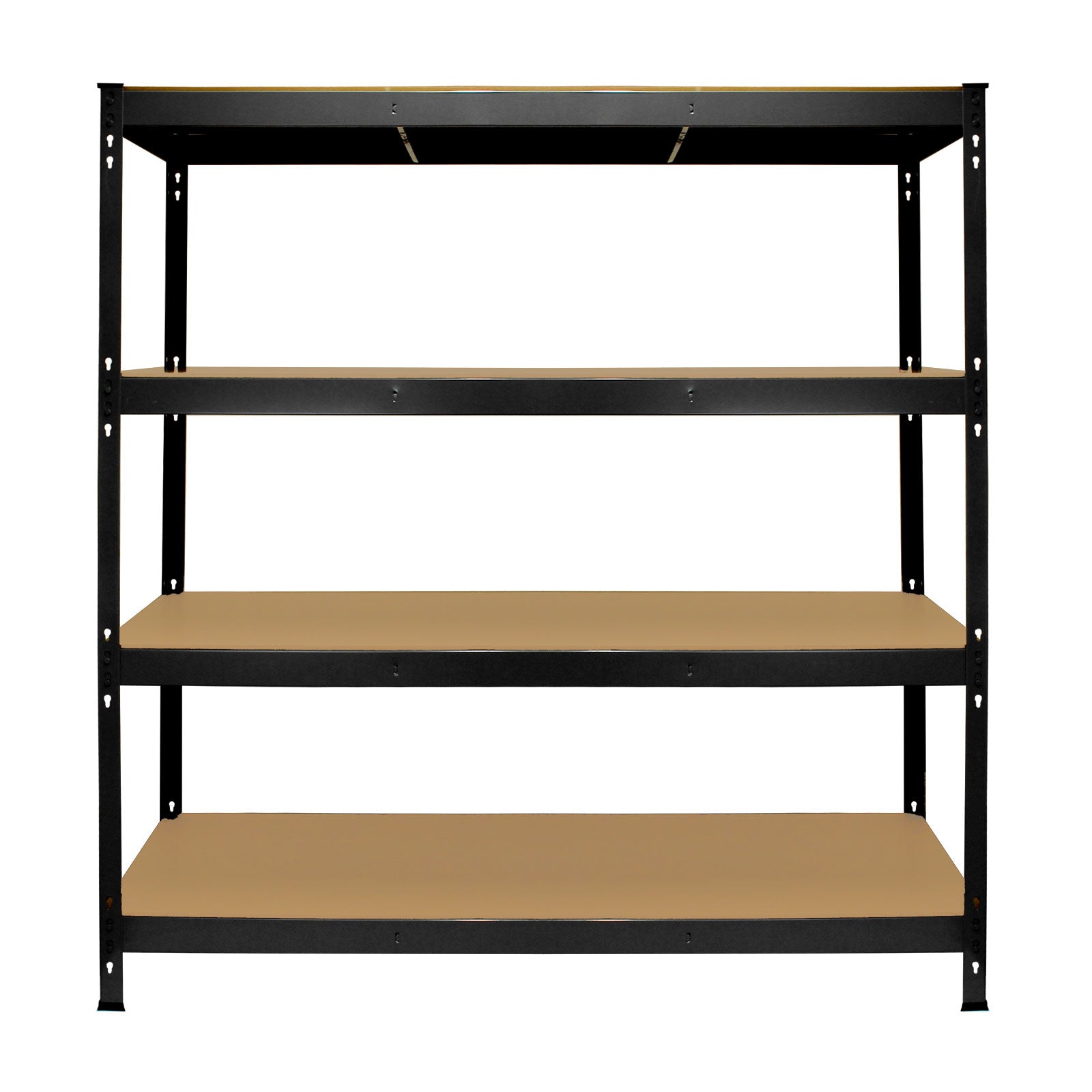 Monster Racking Q-Rax Heavy-Duty Storage Shelving Unit, 160 cm W x 60 cm D, Black