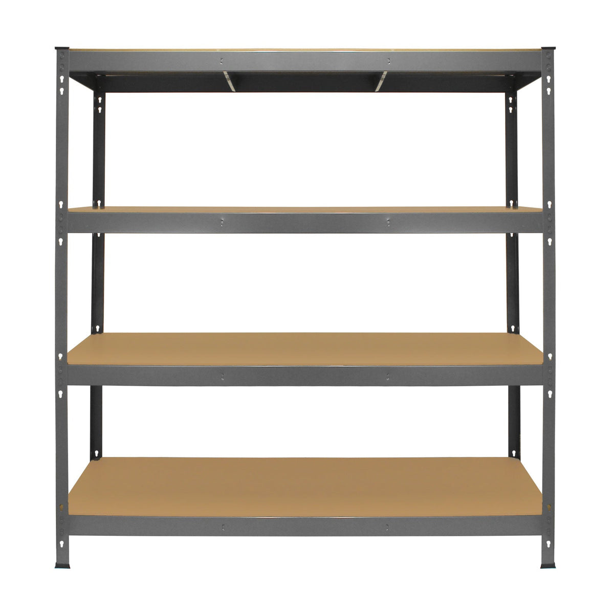 Monster Racking Q-Rax Heavy-Duty Storage Shelving – 160 cm Wide x 60 cm Deep – Grey