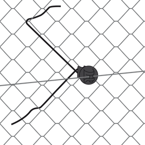 Gallagher Distance insulator (mesh, 32cm, pack of 25)