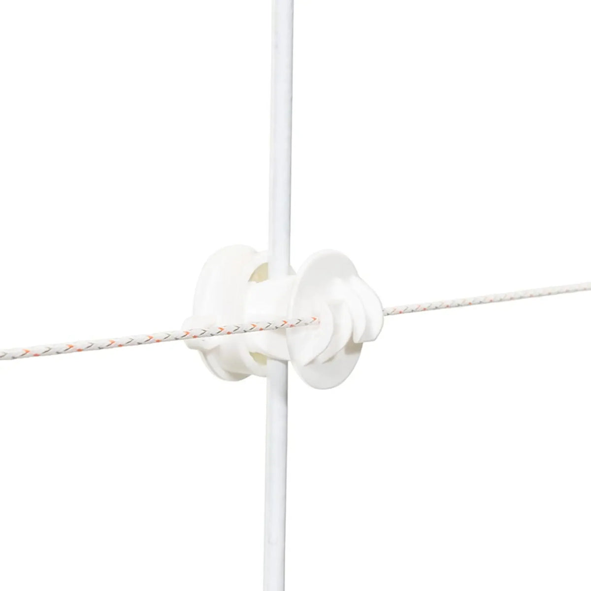 Gallagher Screw insulator (screw-on rod insulator) (white, posts ø 6-14mm, pack of 10)