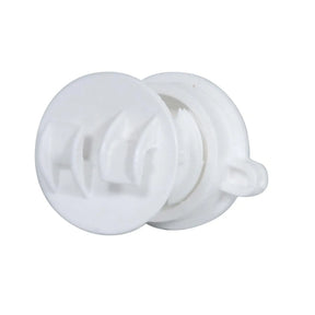 Gallagher Screw insulator (screw-on rod insulator) (white, posts ø 6-14mm, pack of 10)