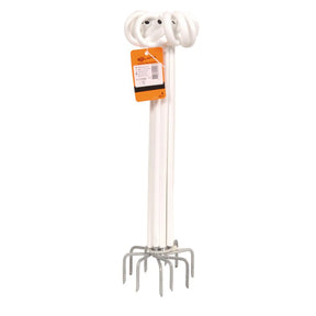 Gallagher Distance insulator, pigtail (pigtail offset) (white, 40cm, pack of 10)