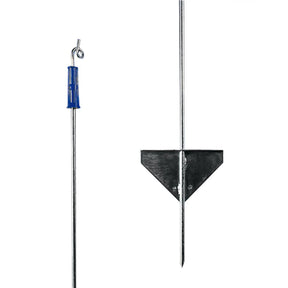 Gallagher Metal post with top insulator (1,10 metres, pack of 10)
