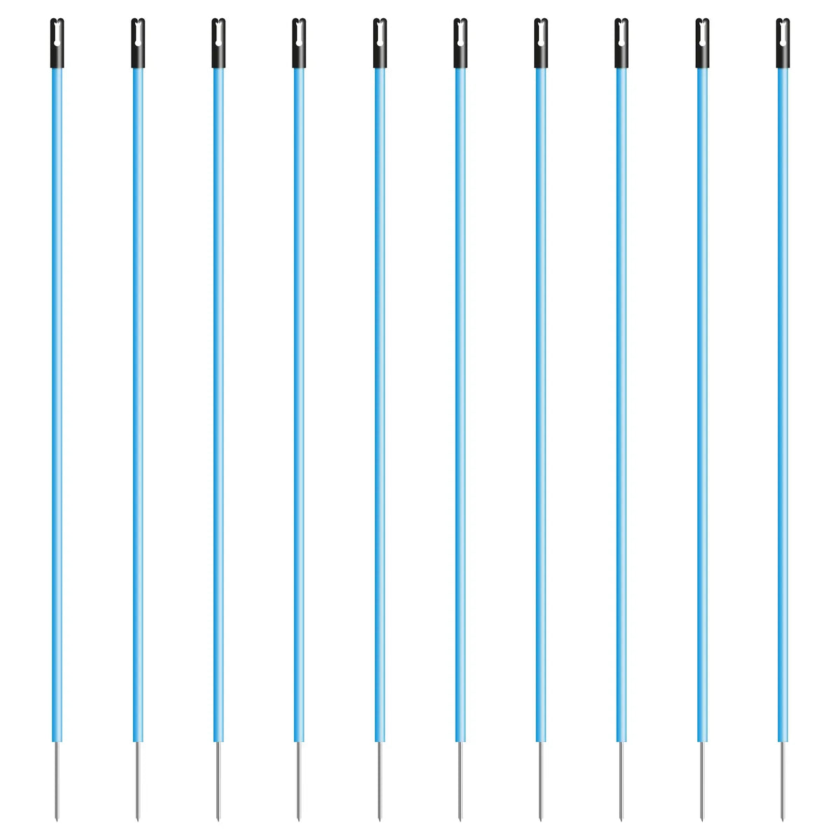 Gallagher Plastic post (blue, 1,35m + 0,20m spike (pack of 10)