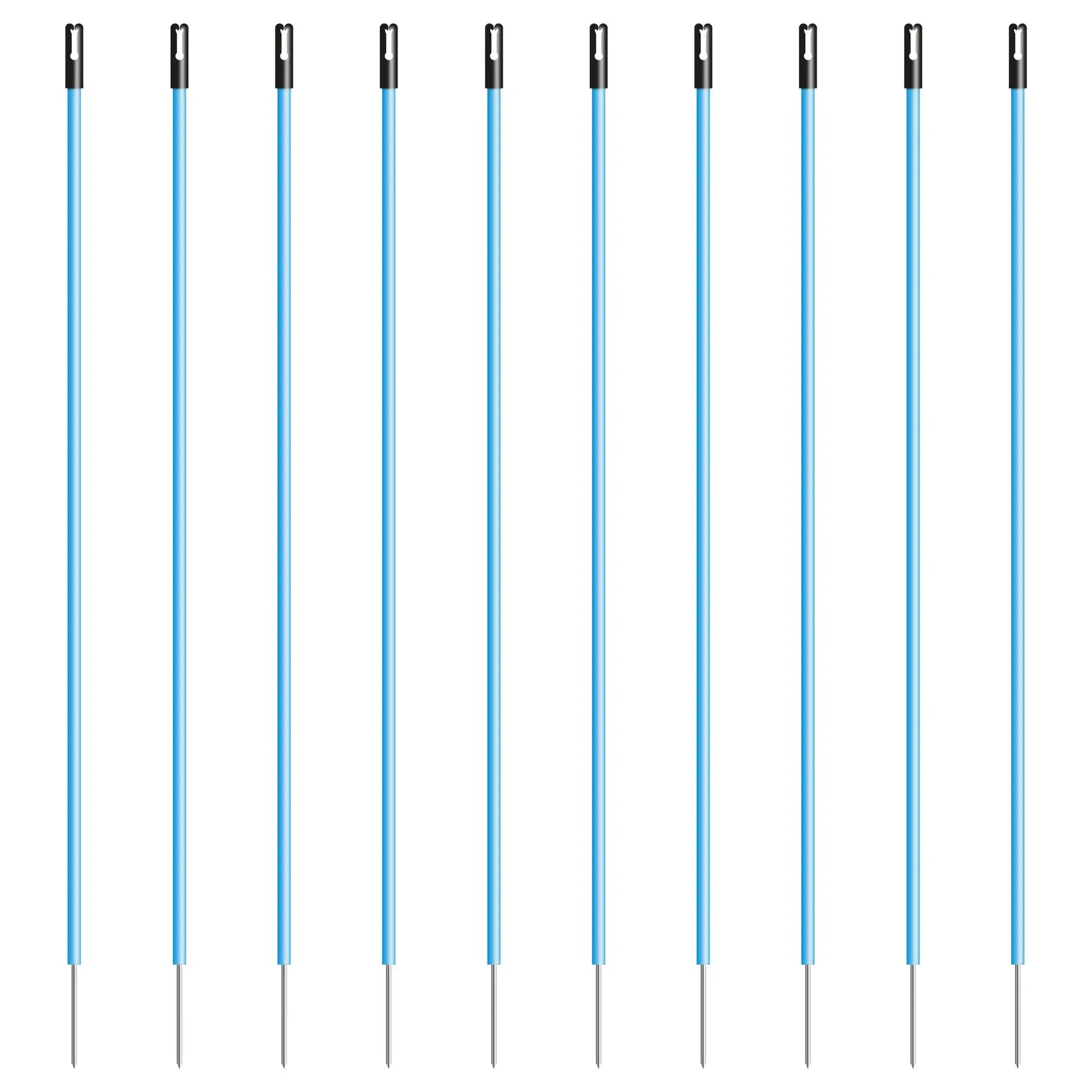Gallagher Plastic post (blue, 1,35m + 0,20m spike (pack of 10)