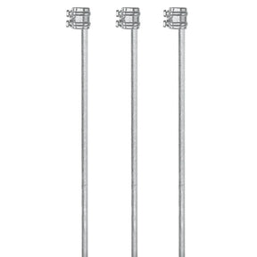 Gallagher Earth rod (set of 3 earth rods of 1m each, including earth clamp)