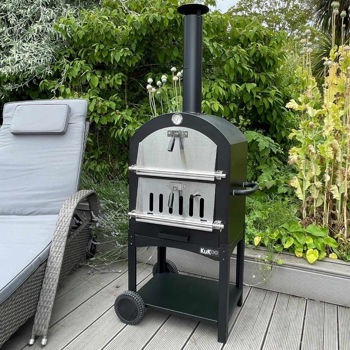 KuKoo Outdoor Pizza Oven with Cover