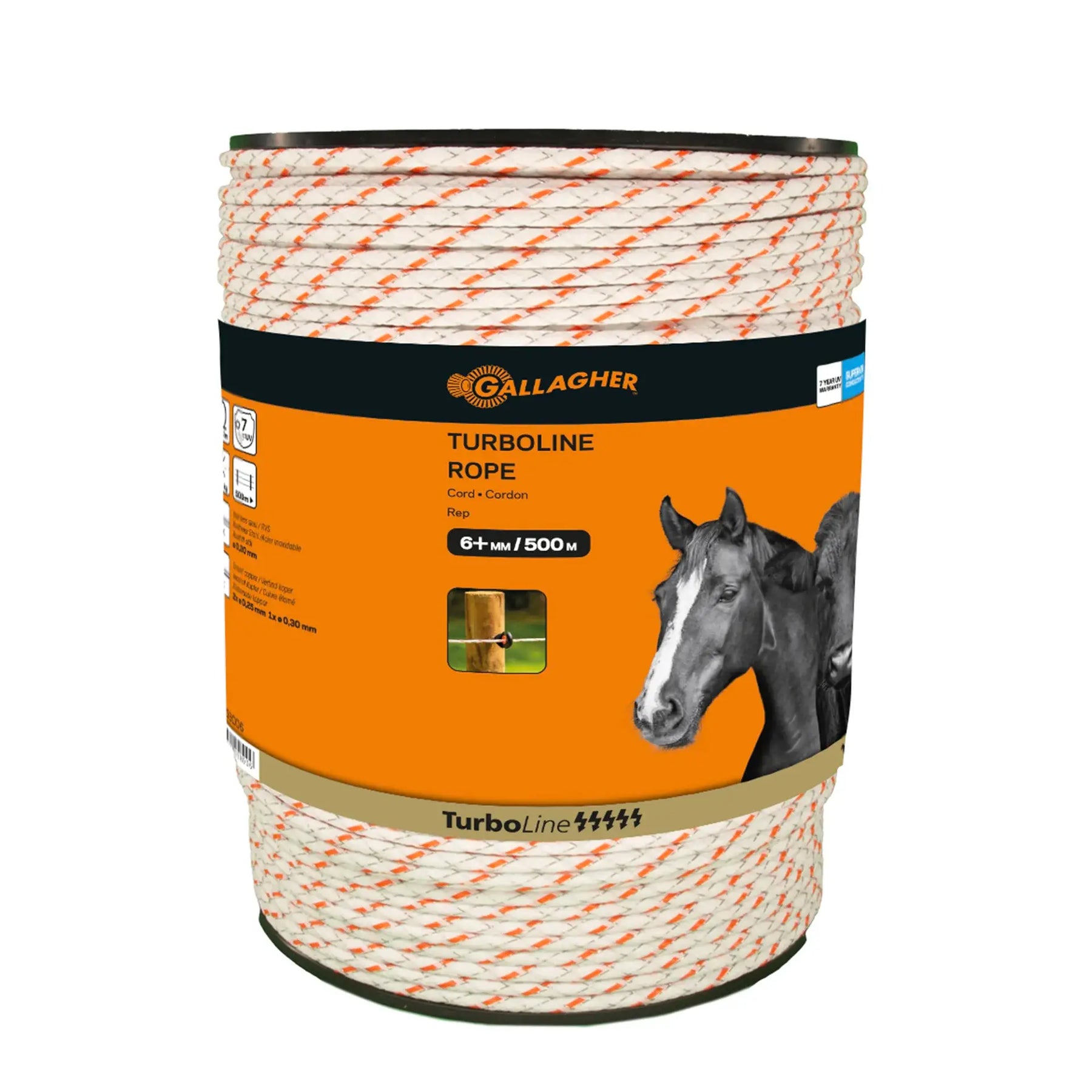 Gallagher TurboLine Rope (white, 500 meter)