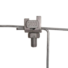 Gallagher Wire clip (Jount Clamp Angle) (curved, pack of 100, includes nut)