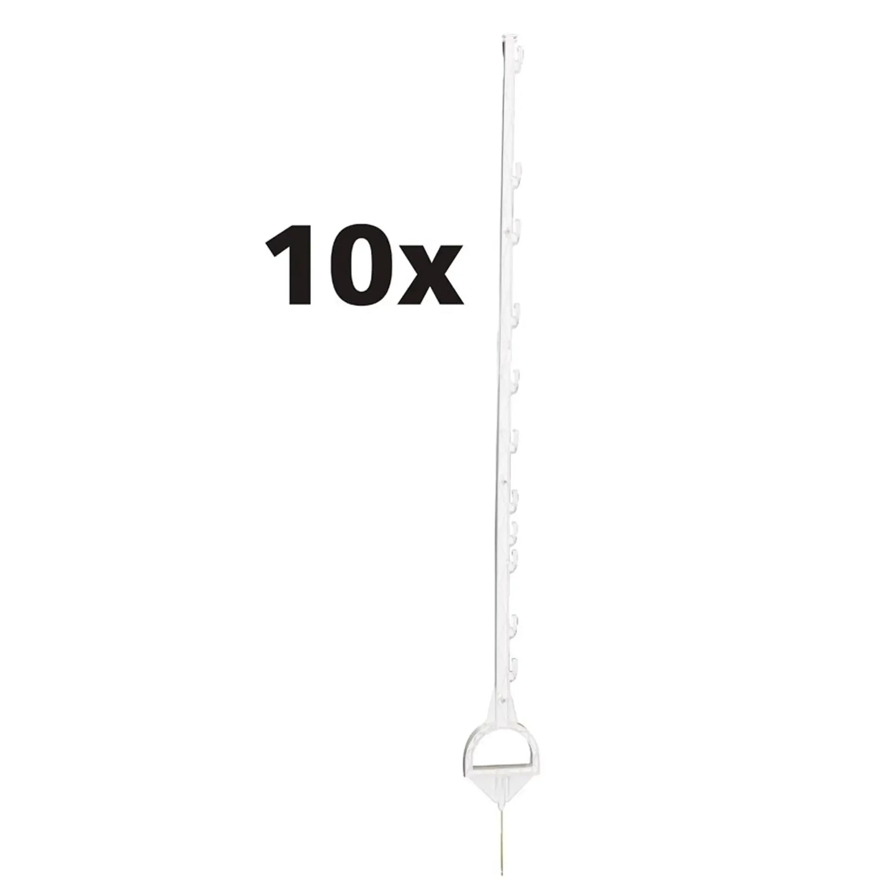 Gallagher Duopack Horse post with stirrup foot 1,55m White (2 x 5)