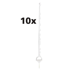 Gallagher Duopack Horse post with stirrup foot 1,55m White (2 x 5)