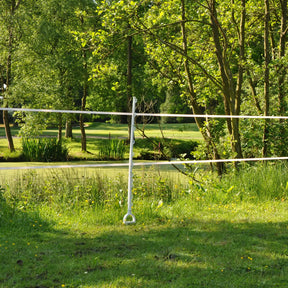 Gallagher Duopack Horse post with stirrup foot 1,55m White (2 x 5)
