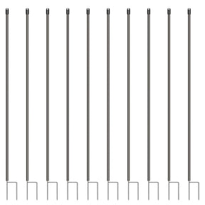Gallagher Deer post, plastic (black, ø19mm - 2.00 metres, pack of 10)