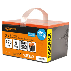 Gallagher Powerpack battery duo pack (9V, 175Ah)