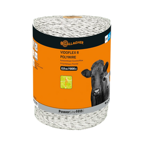 Gallagher Vidoflex 6 Powerline (white, 1000m)
