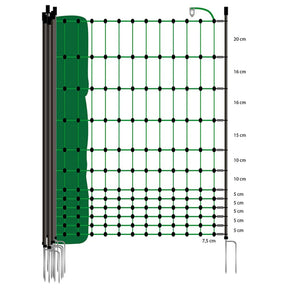 Gallagher Poultry netting, green, single pin, 112cm, 25m