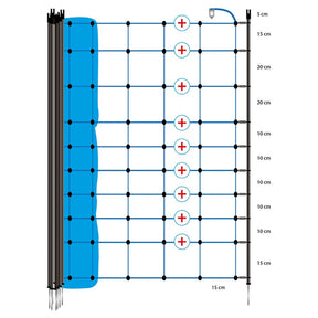 Gallagher Wolf netting, Blue 120/1W14/B-50m
