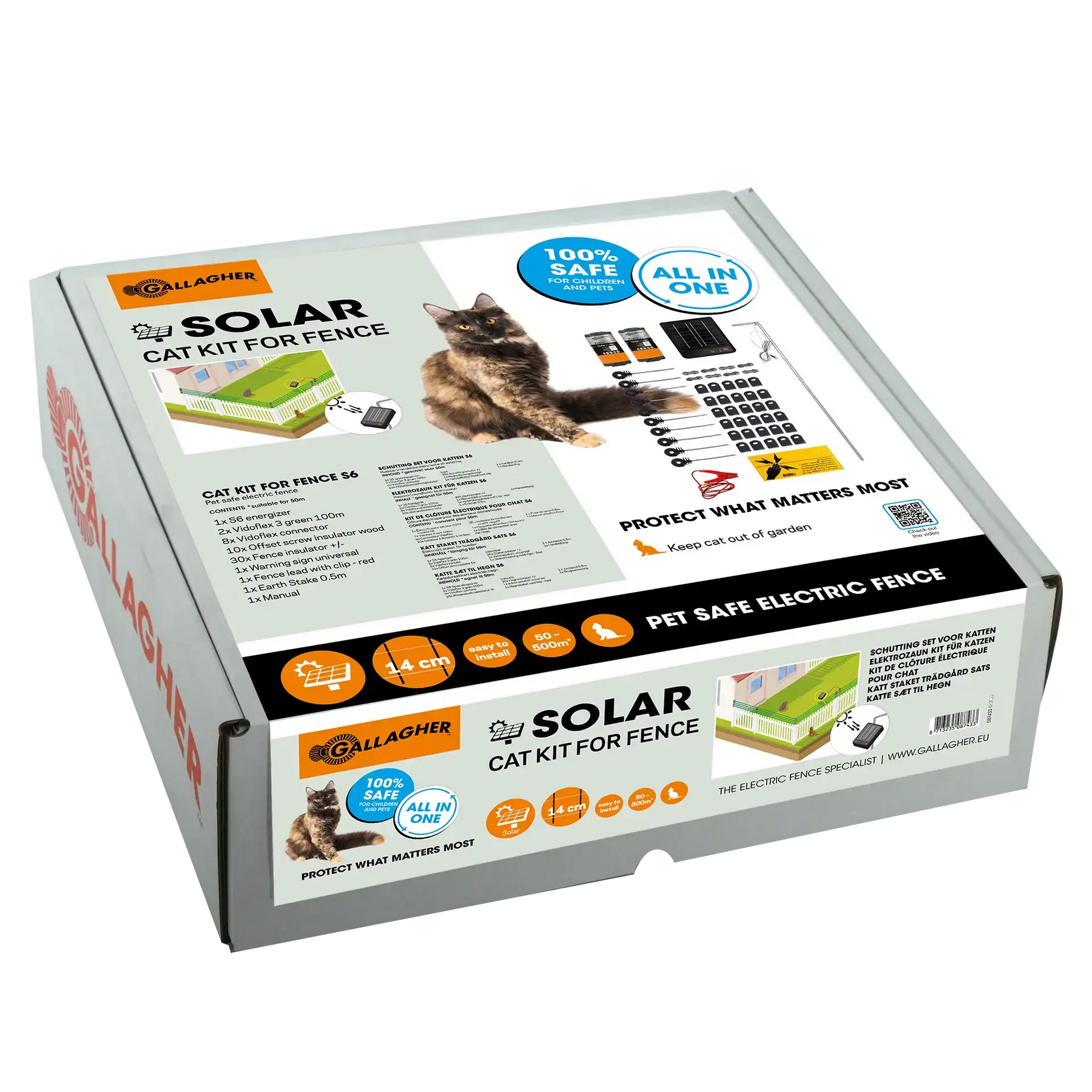 Gallagher Cat kit for fence S6 Solar