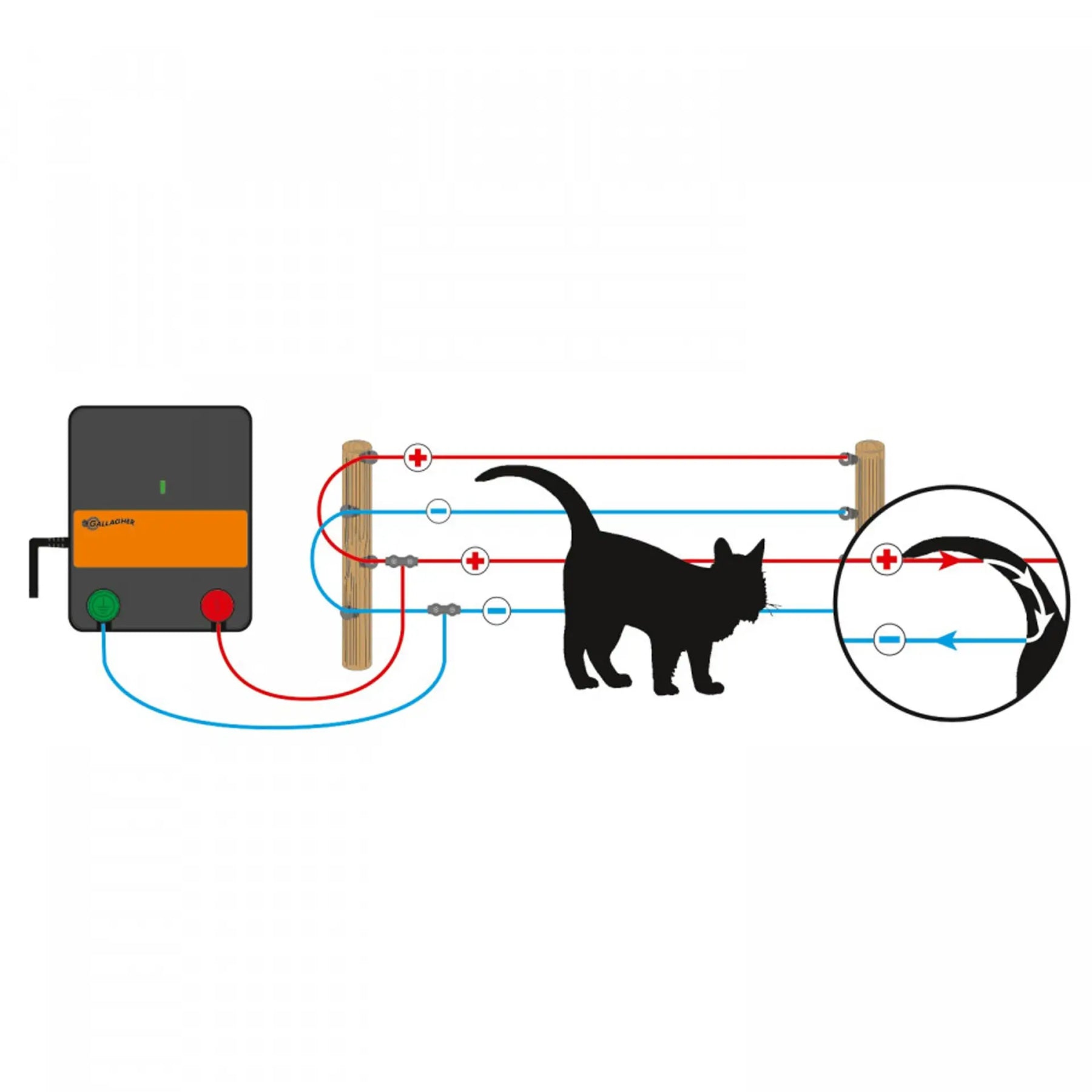 Gallagher Cat kit for fence S6 Solar