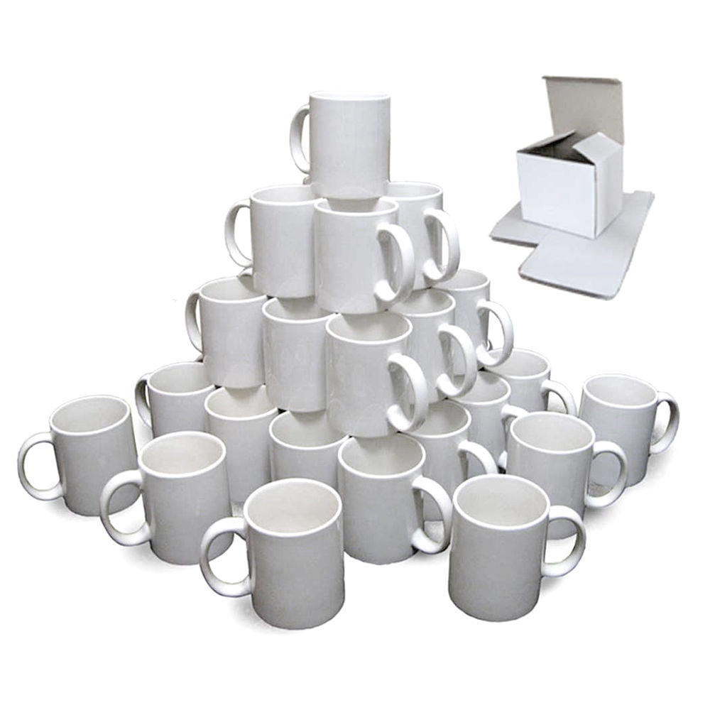 PixMax Sublimation Mug Press Kit with 72 Mugs