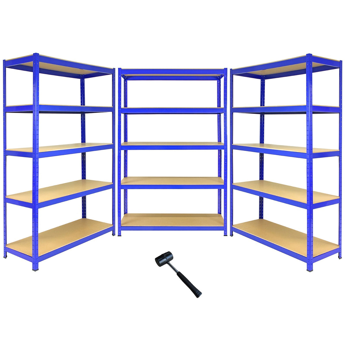 Pack of 3 T-Rax 1200mm x 450mm x 1800mm Blue
