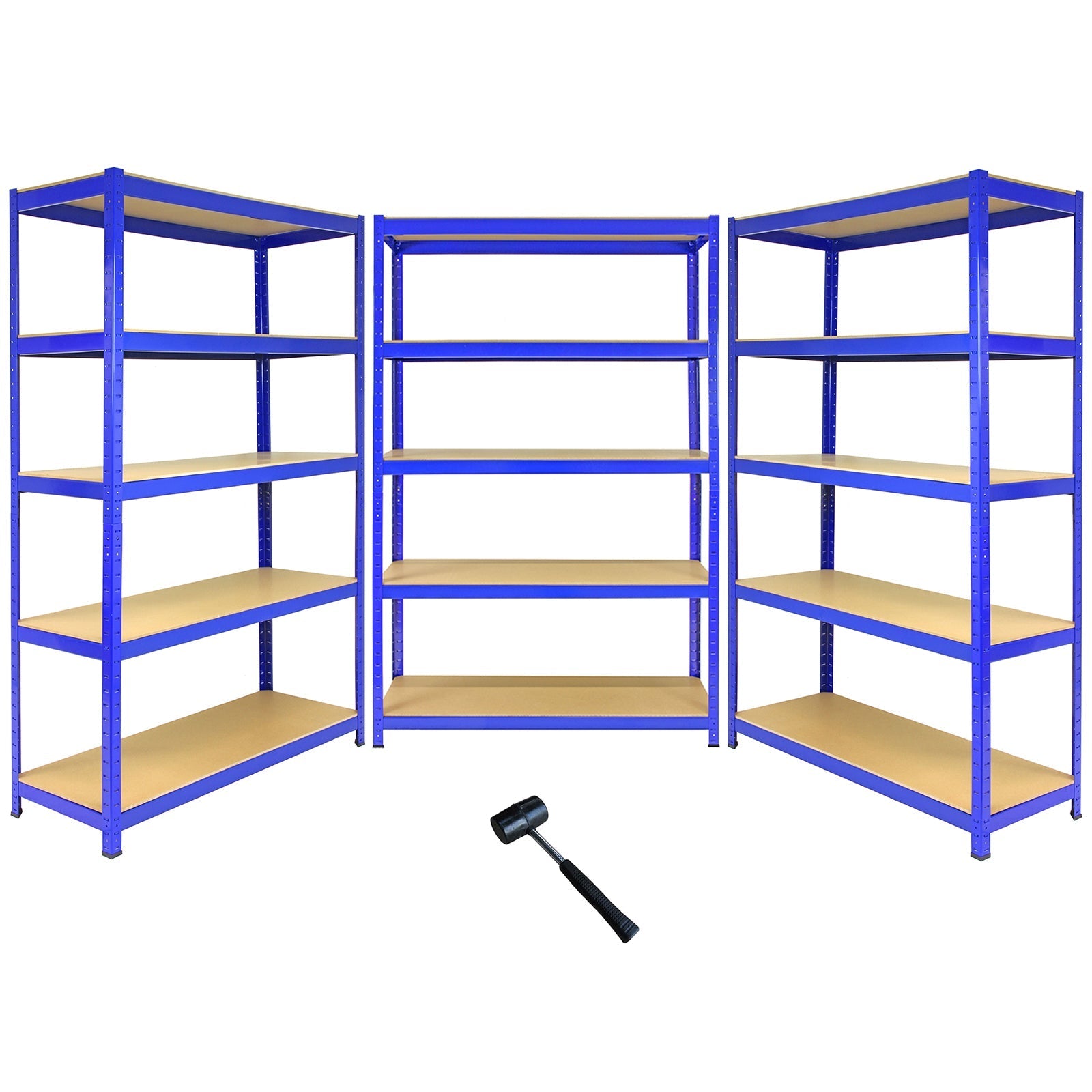 Pack of 3 T-Rax 1200mm x 450mm x 1800mm Blue
