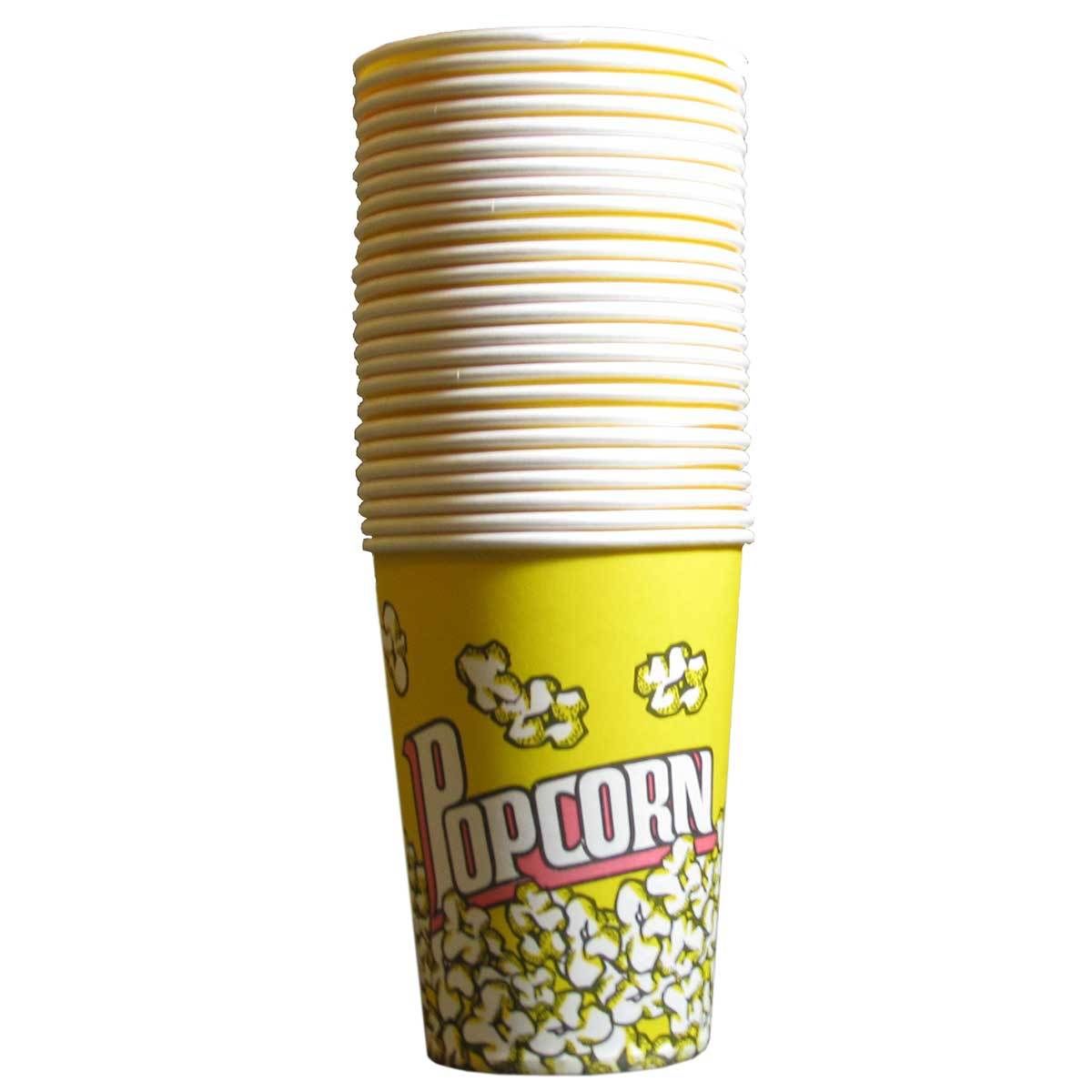 KuKoo 32-Ounce Popcorn Cartons (25-Pack)