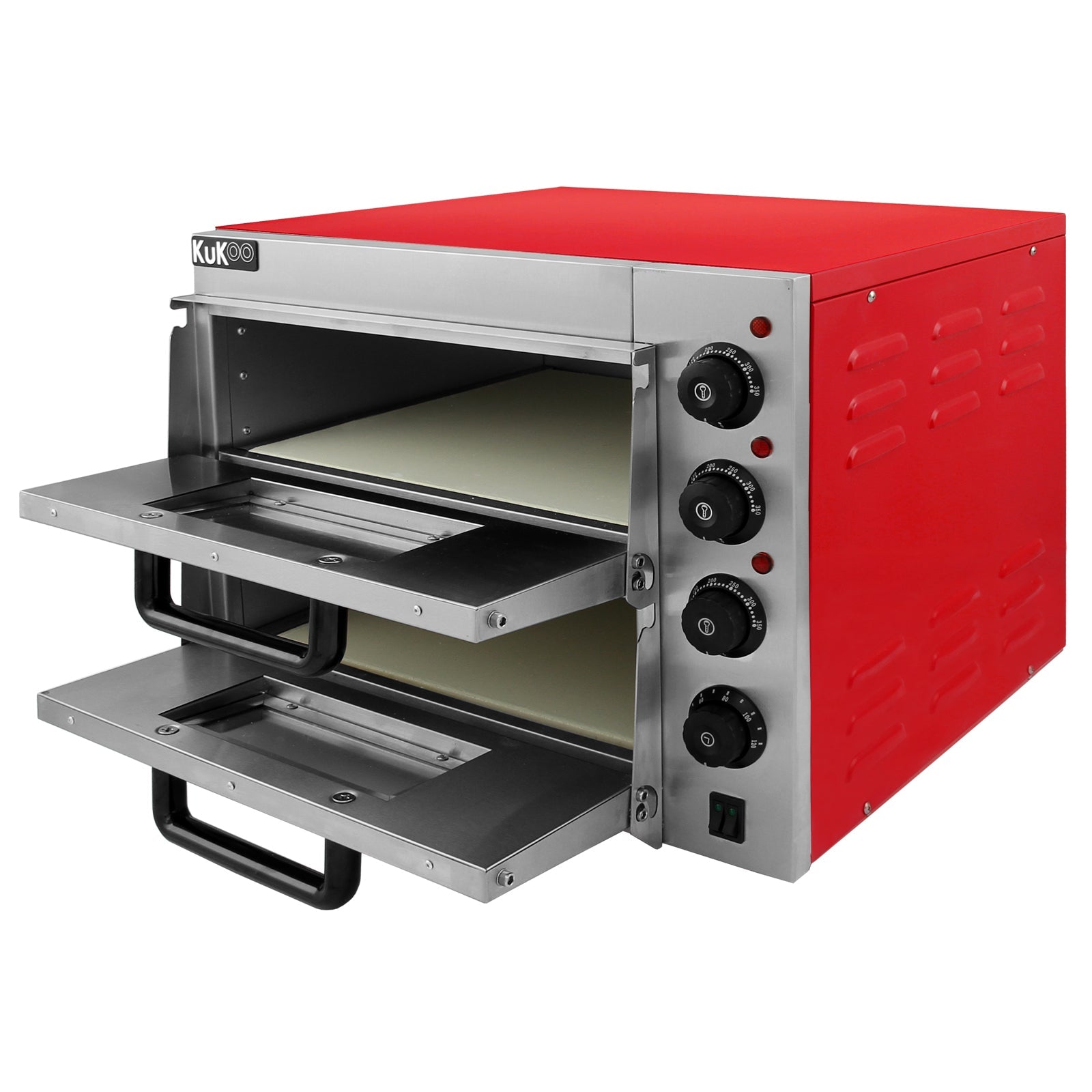 KuKoo 16-Inch Twin-Deck Electric Pizza Oven