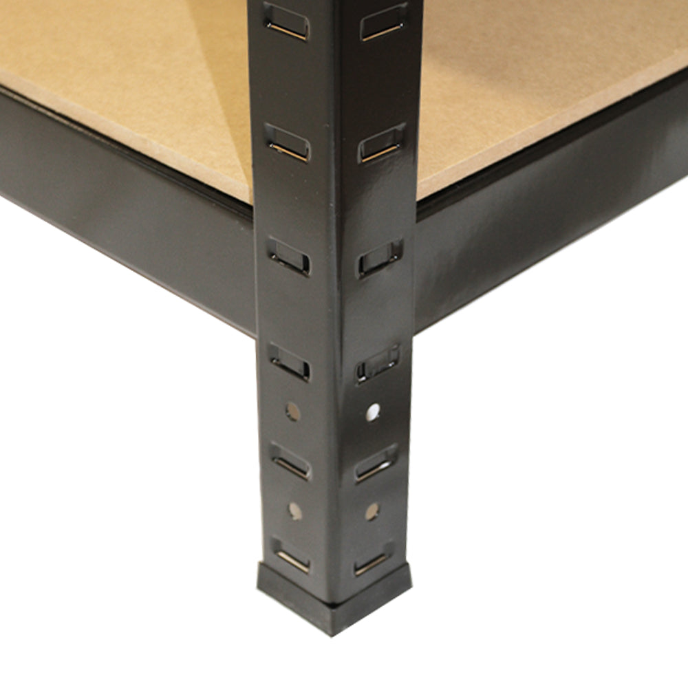 8-Pack Black T-RAX Metal Racking Units – 75 cm W x 150 cm H x 30 cm D