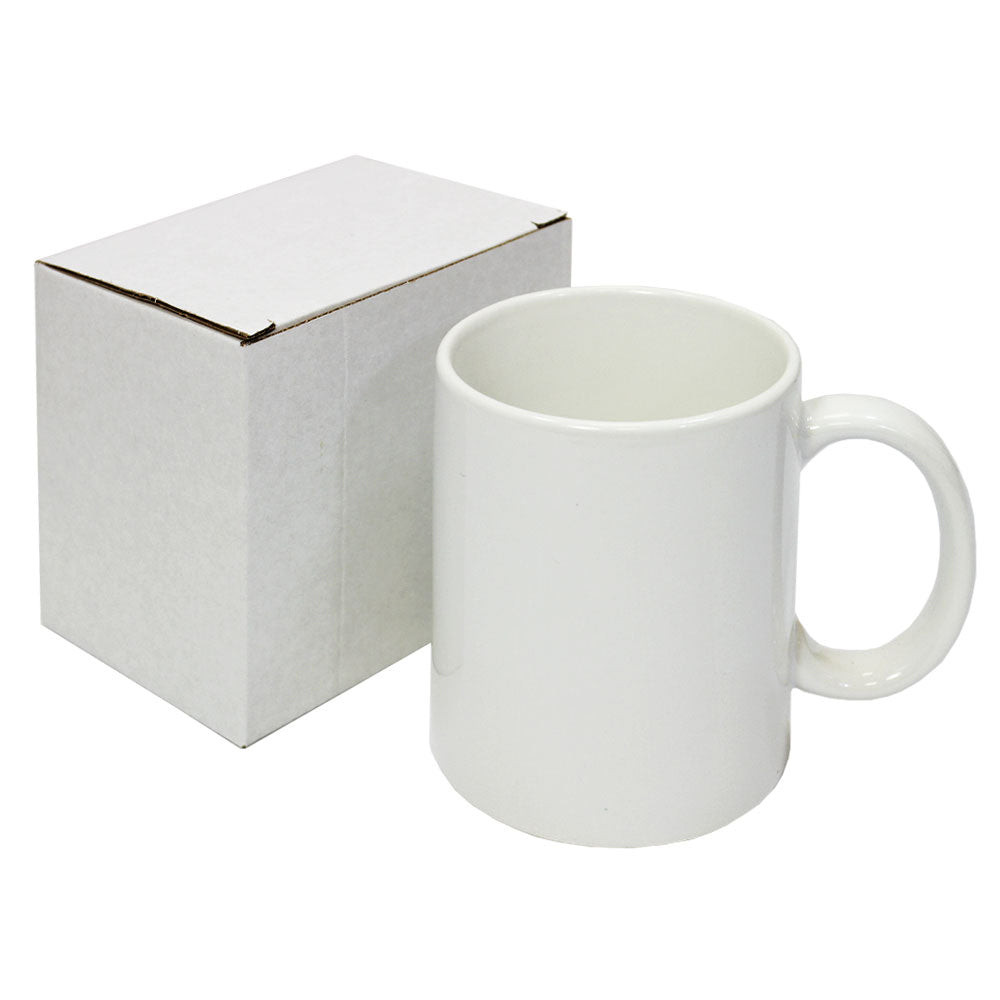 36-Pack White Polymer-Coated Mugs with Boxes