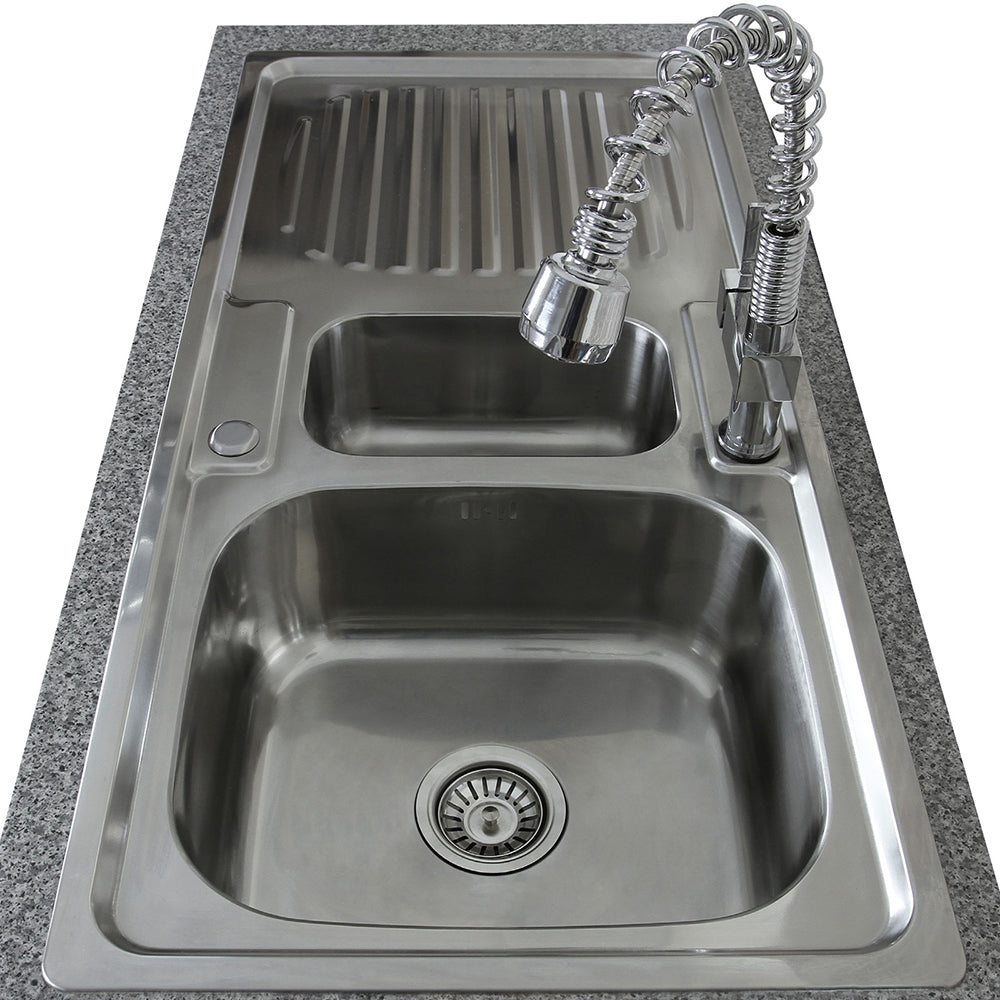 Premium Stainless Steel Kitchen Sink with Padstow Tap
