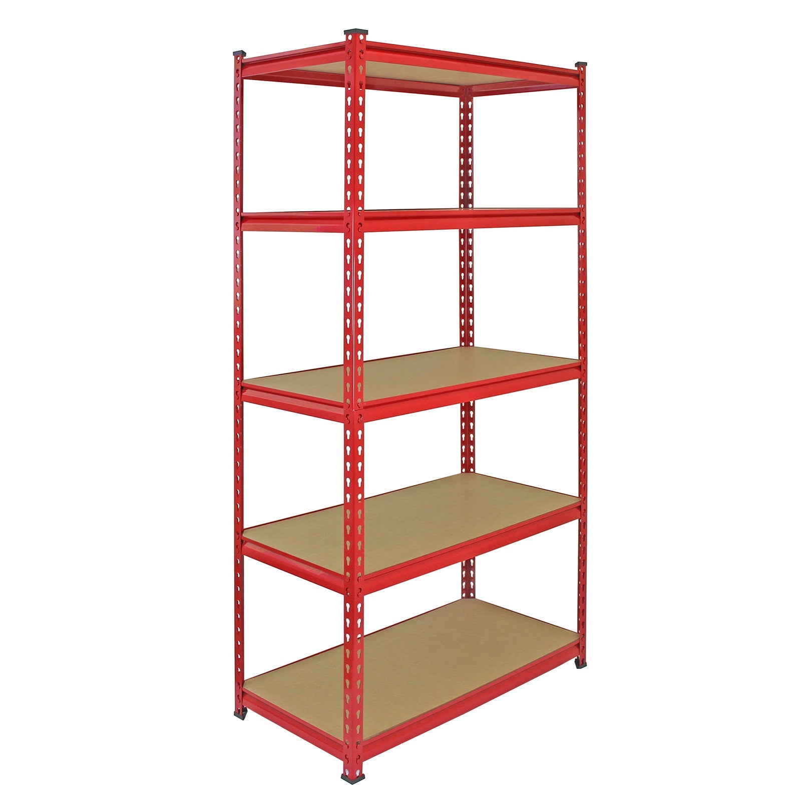 4-Pack Z-Rax Metal Racking Units, Red, 90 cm, Free Mallet Included