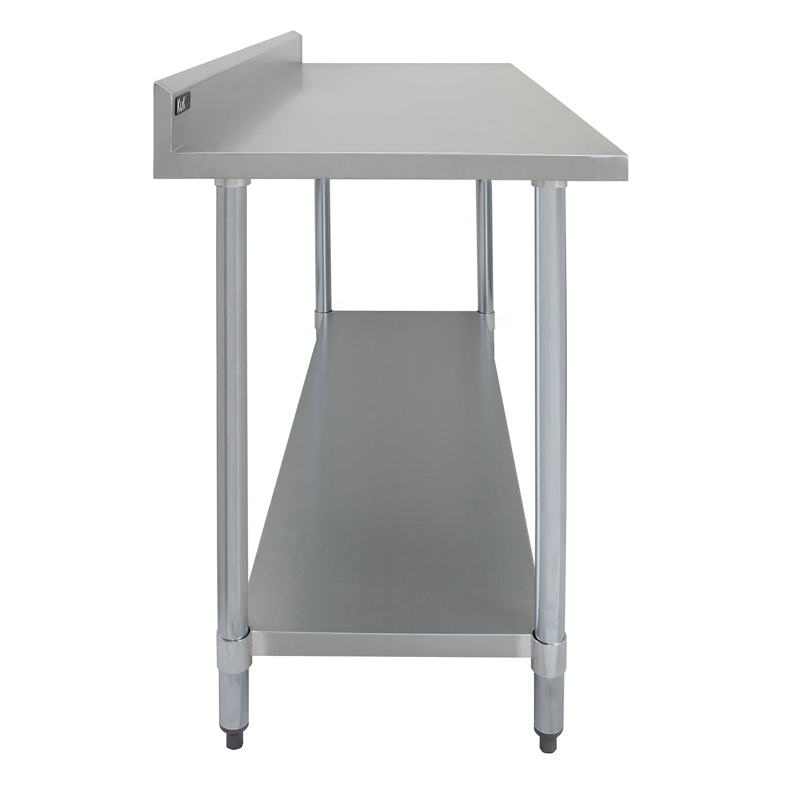 Kukoo 6-Foot Catering Bench with Double Overshelf