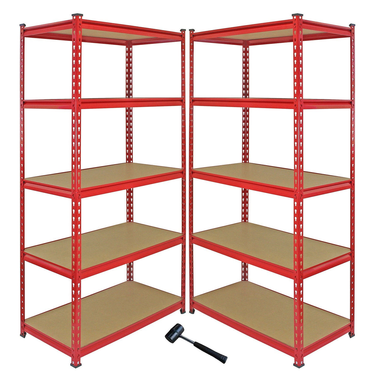 Z-Rax 90 cm Racking Bundle: Corner Shelving and Two Garage Racking Bays
