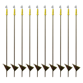 Pigtail Post 106cm 10mm Round Steel Post Heavy Duty