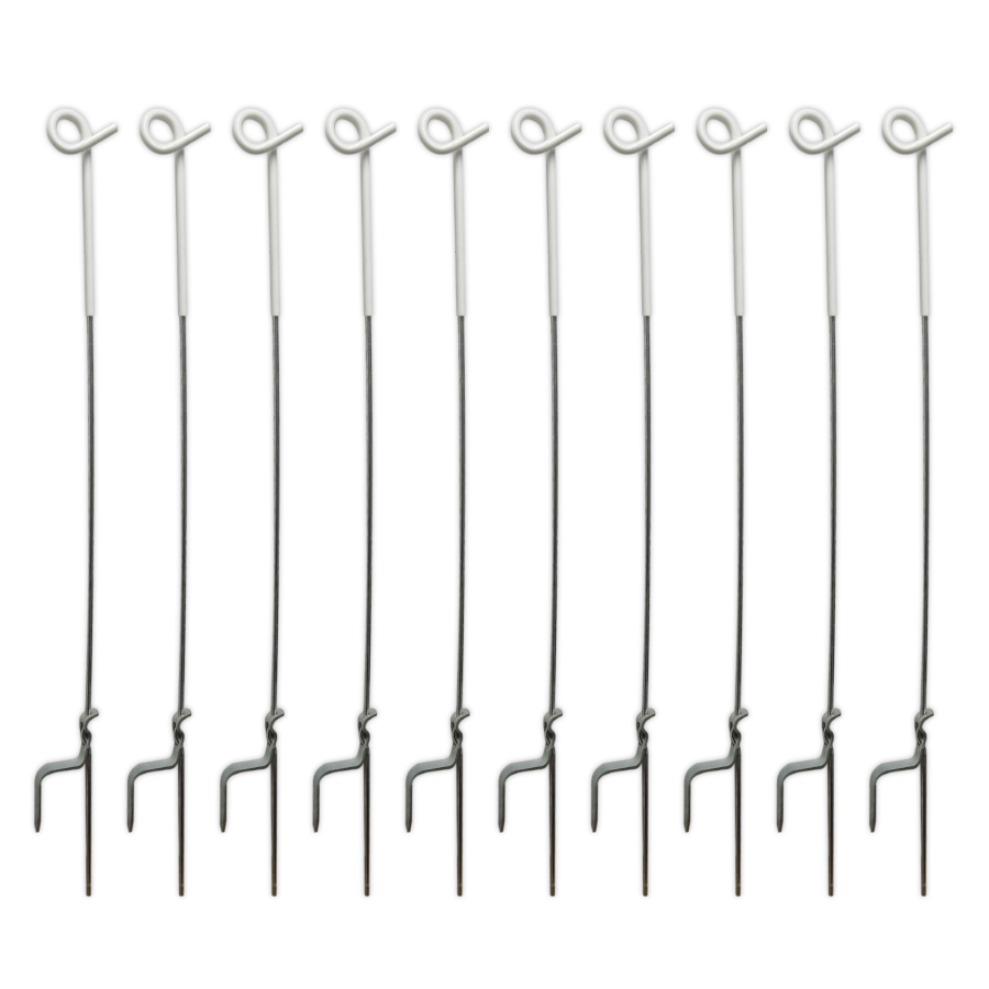 Pigtail Post 105cm 6mm Round Steel Post Heavy Duty (10x Pack)