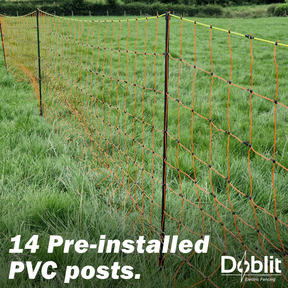 Doblit Sheep Netting Double Pegged 90cm, 50m Orange