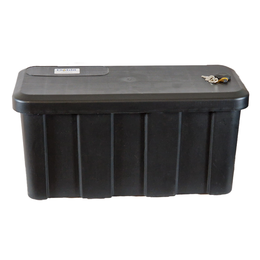 Trailer Box Lockable Chest Mountable Storage 565x245x290mm