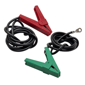 Hotline Live & Earth Connection Leads Heavy Duty 120cm w/ Crocodile Clip