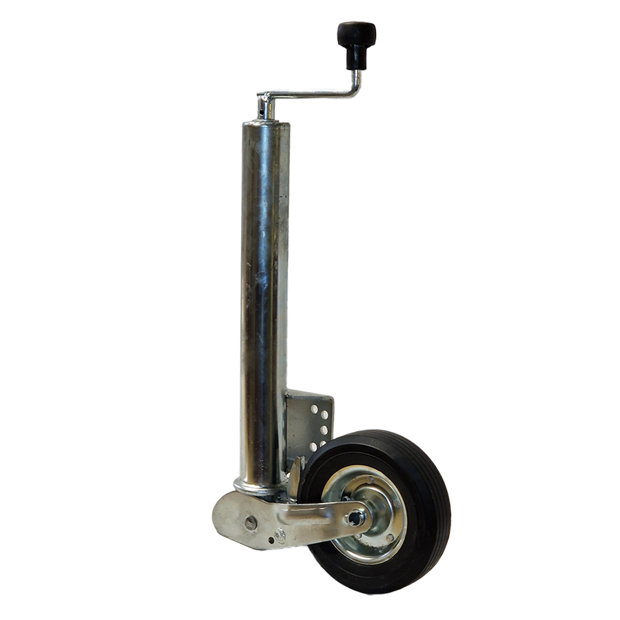 Jockey Wheel Auto-Fold Heavy Duty Telescopic Trailer Stand Max Load 400kg