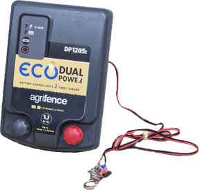 Agrifence DP1205 Battery & Mains Electric Fence Energiser 1J - Eco-mode saves power by 4x