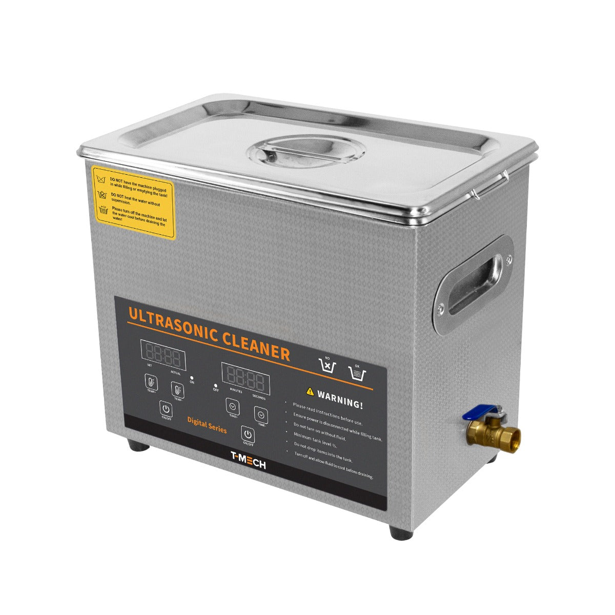 T-Mech 6L Ultrasonic Cleaner with Vinyl Adapter