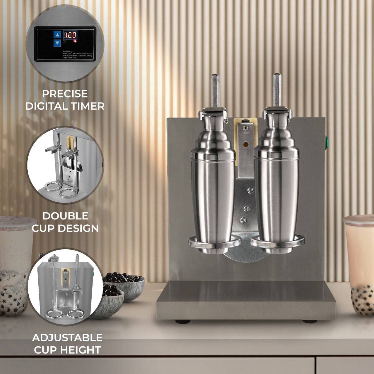 Automatic Bubble Tea Shaker Machine