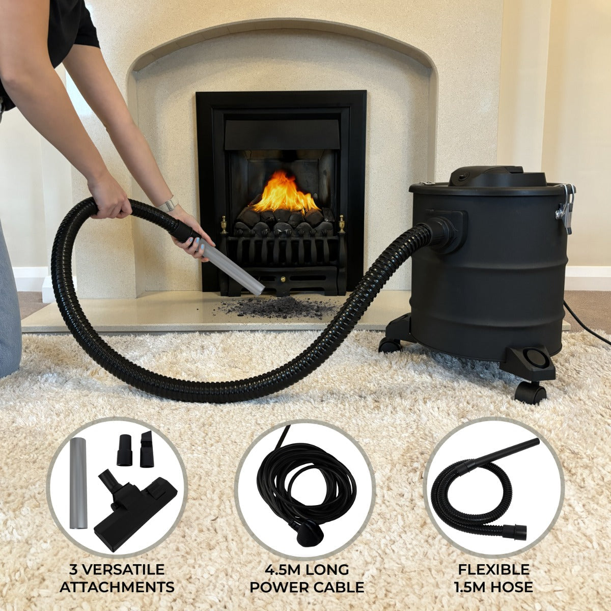 20-Litre Ash Vacuum Cleaner