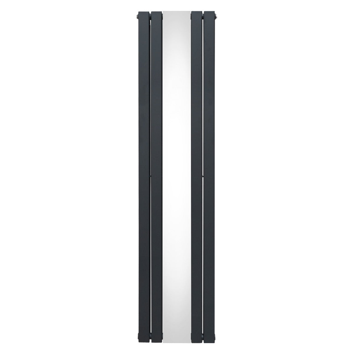 Flat Mirror Radiator 1800 x 425 mm - Anthracite Grey