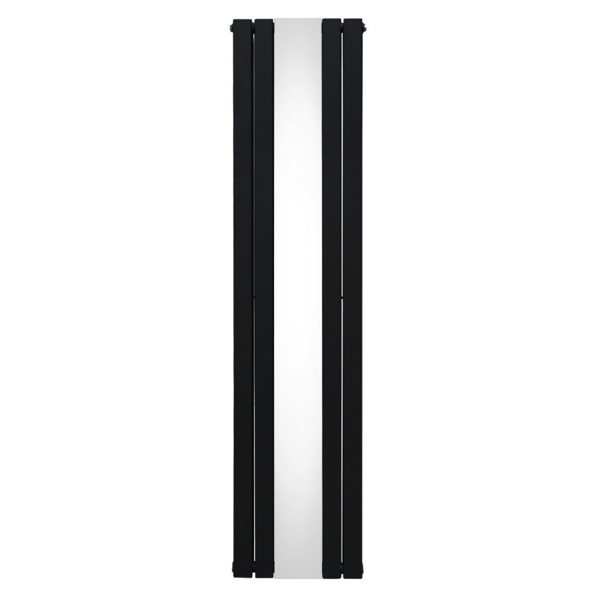 Flat Mirror Radiator 1800 mm x 425 mm – Black