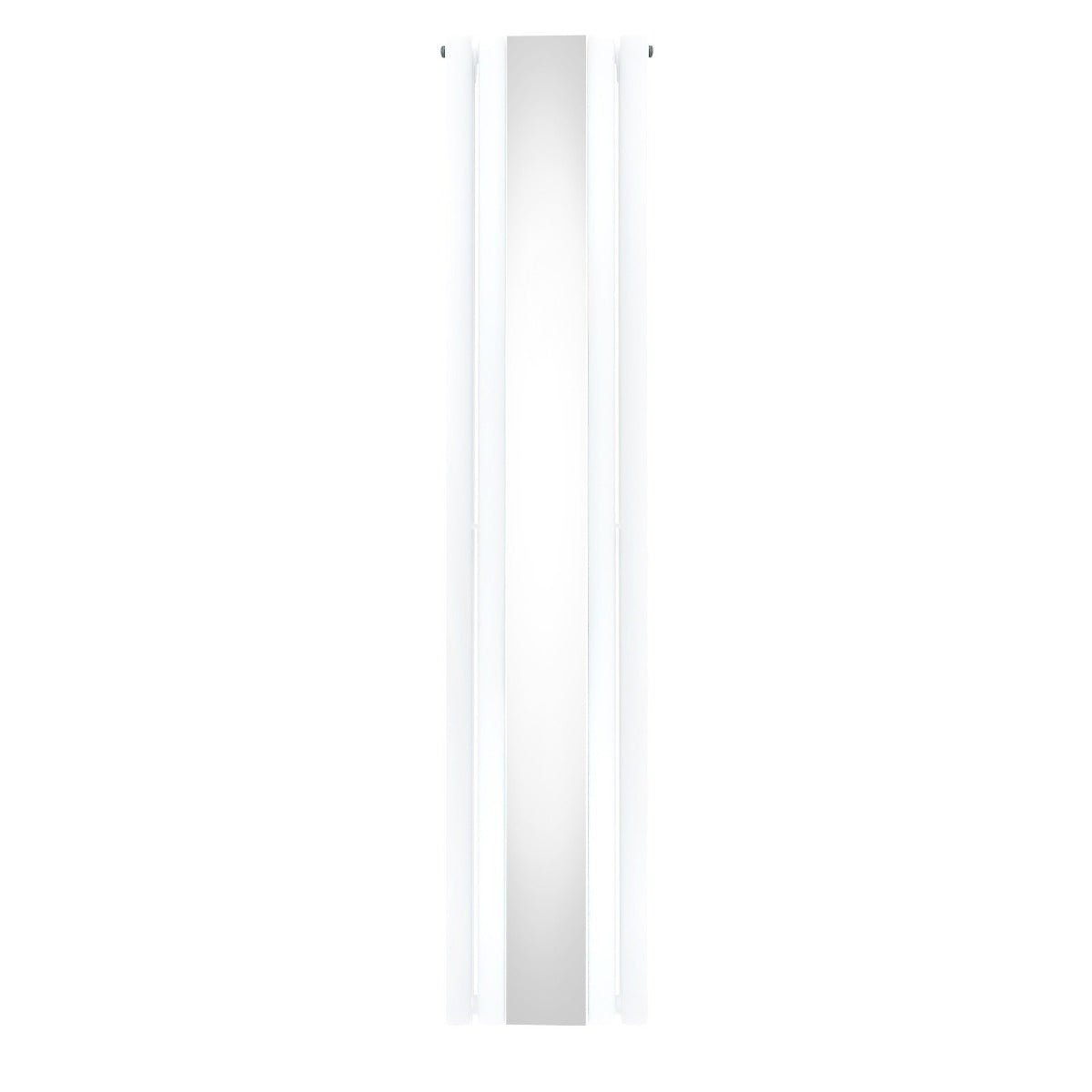 Oval Mirror Radiator 1800 x 380 mm White