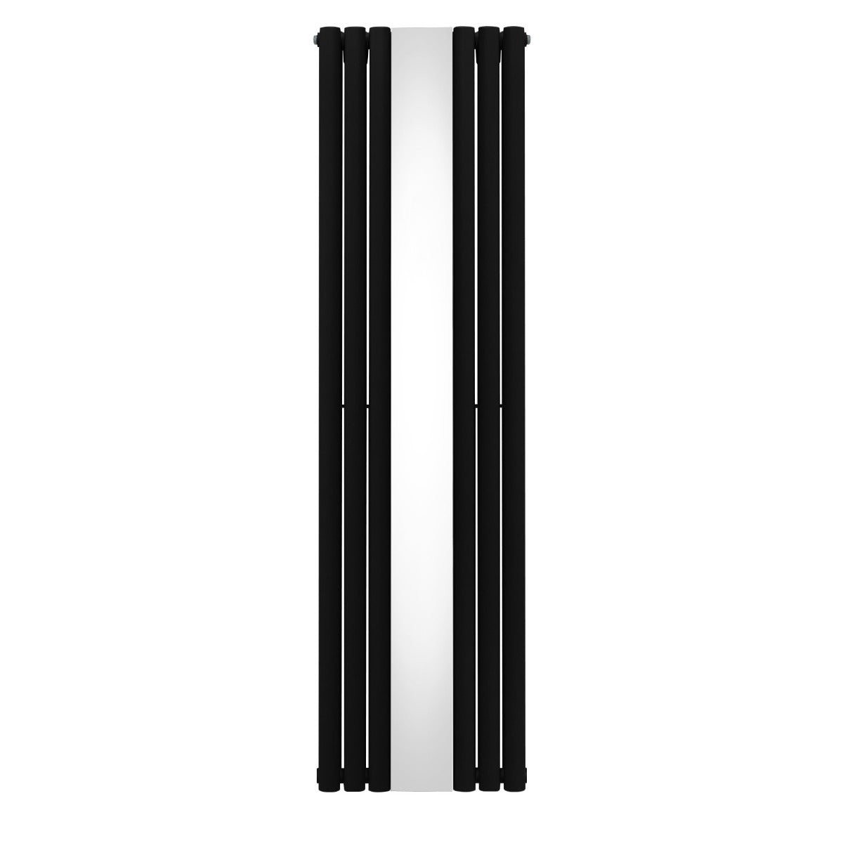 Oval Mirror Radiator 1800 x 500 mm - Black