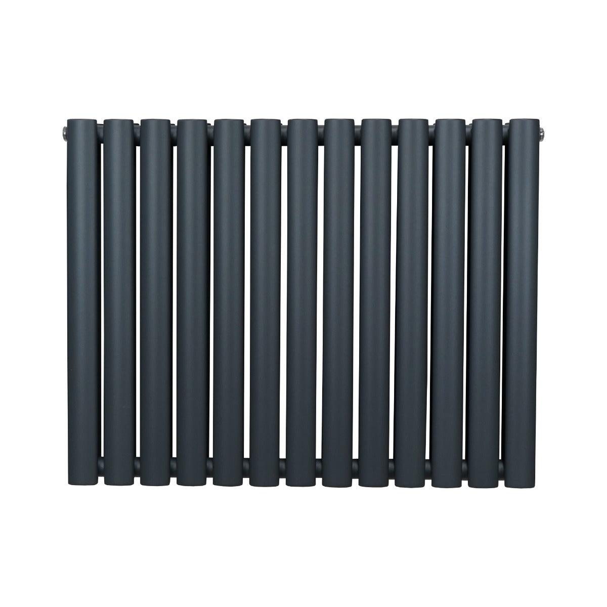 Oval Column Radiator - 600 x 780 mm - Anthracite Grey