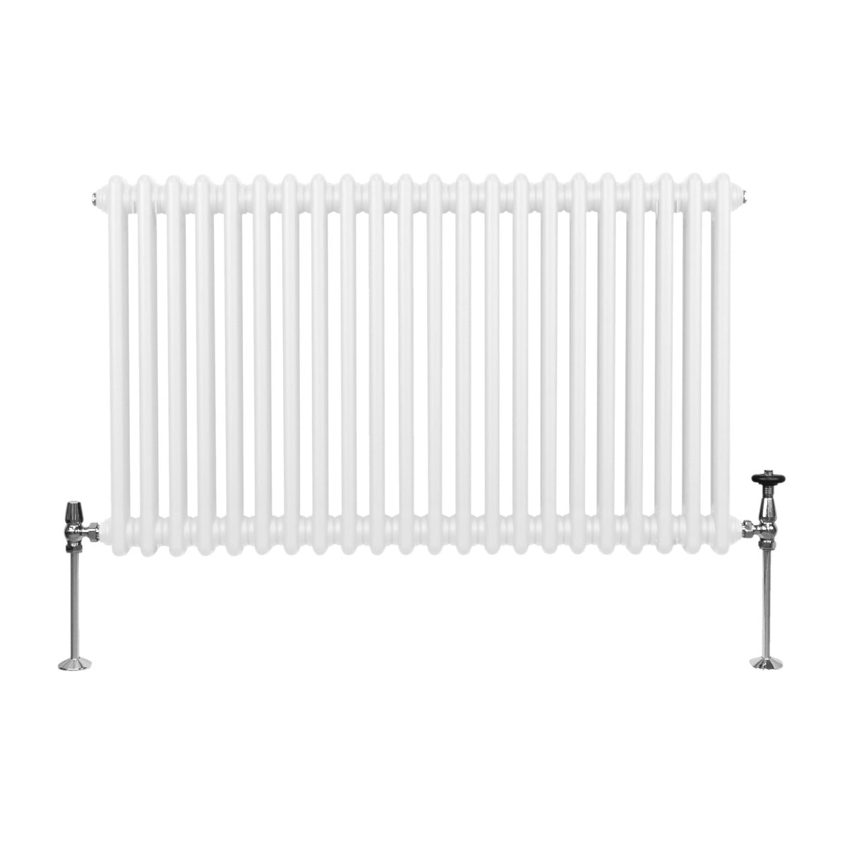 Traditional 2-Column Radiator - White - 600 x 1012 mm